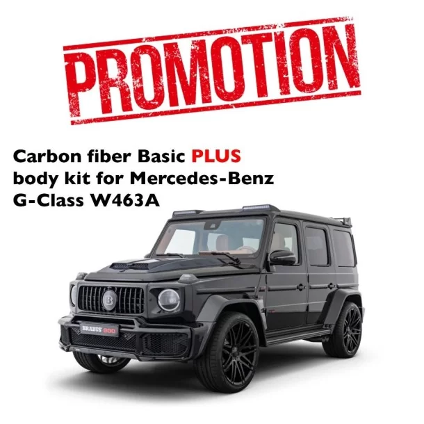  - Mercedes Benz - Kit carrozzeria Basic PLUS in fibra di carbonio per Mercedes-Benz Classe G W463A W464 - 1 - Elevate la vostra