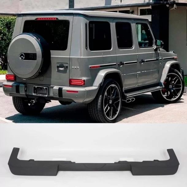  - Mercedes Benz - Dyfuzor tylnego zderzaka AMG z włókna szklanego do Mercedes-benz w463a g-wagon g-class - 1 - Przekształć swój
