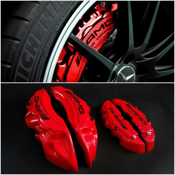 - Mercedes-Benz - Fiberglass red AMG Carbon Ceramic brake caliper covers for Mercedes-Benz G-Class W463 - 1 - Buy Fiberglass AM - Mercedes-Benz - Fiberglass red AMG Carbon Ceramic brake caliper covers for Mercedes-Benz G-Class W463 - 1 - Buy Fiberglass AM