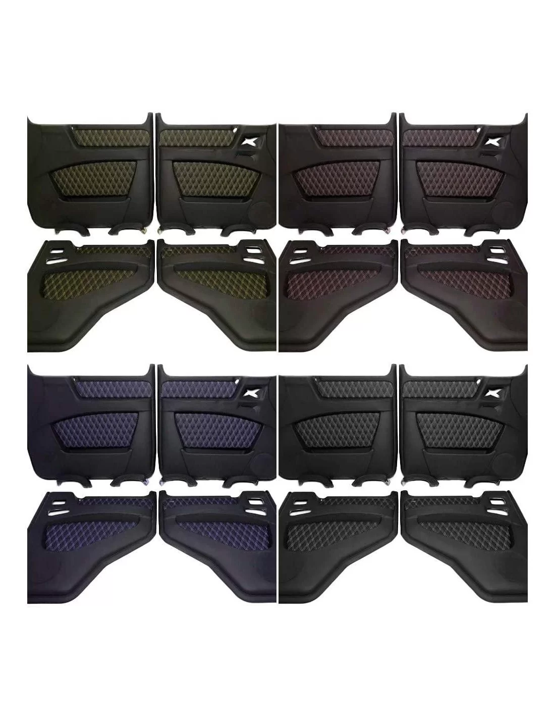  - Mercedes-Benz - Painéis de porta em fibra de vidro com acabamento em pele para mercedes-benz g-wagon g-class w463 1979 - 2001