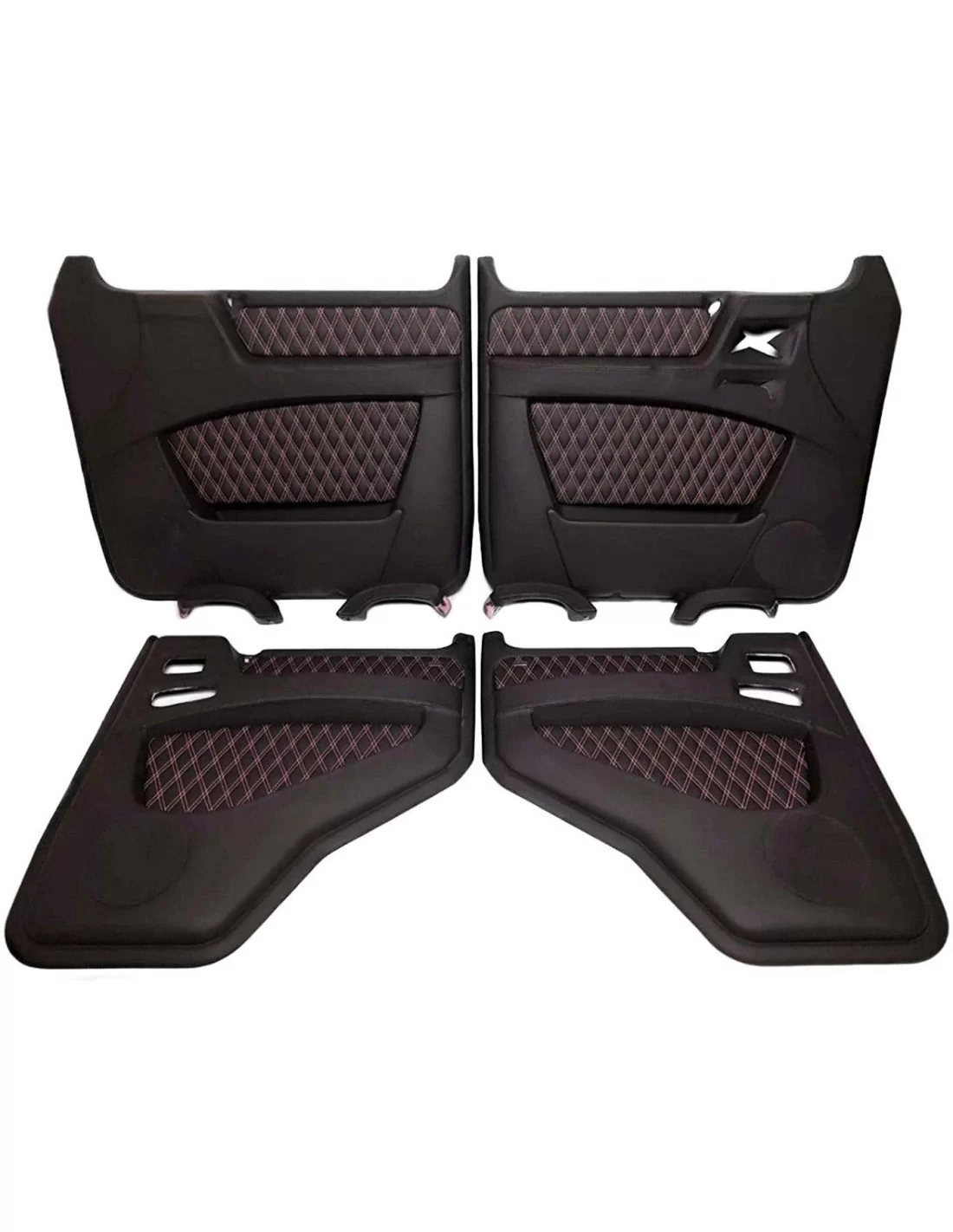  - Mercedes-Benz - Painéis de porta em fibra de vidro com acabamento em pele para mercedes-benz g-wagon g-class w463 1979 - 2001