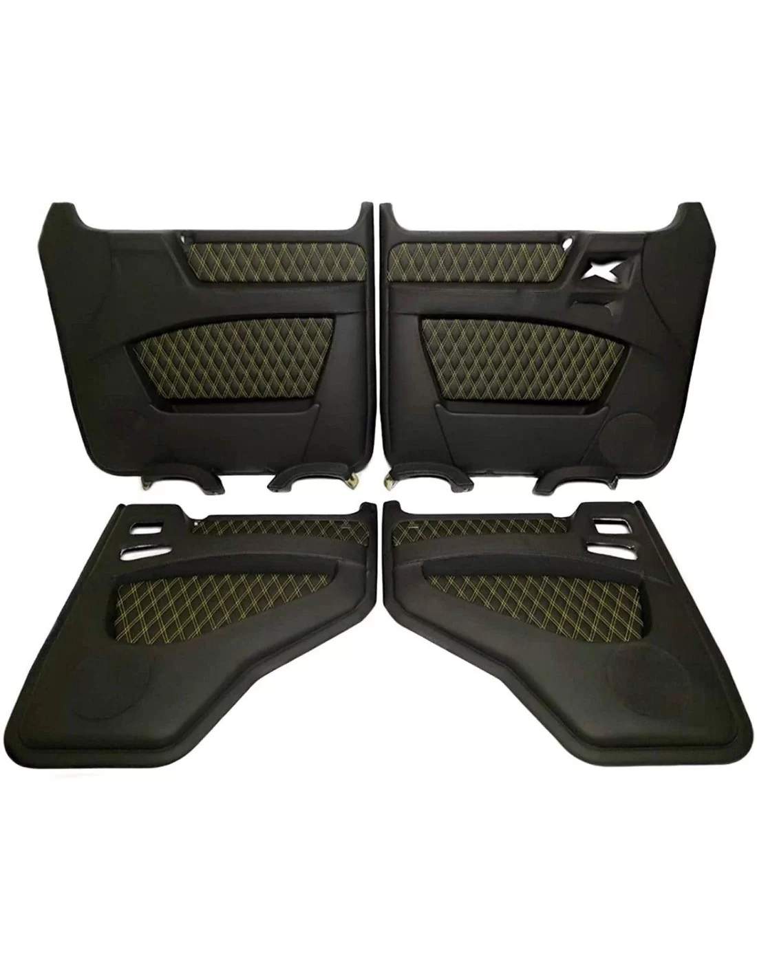  - Mercedes-Benz - Painéis de porta em fibra de vidro com acabamento em pele para mercedes-benz g-wagon g-class w463 1979 - 2001