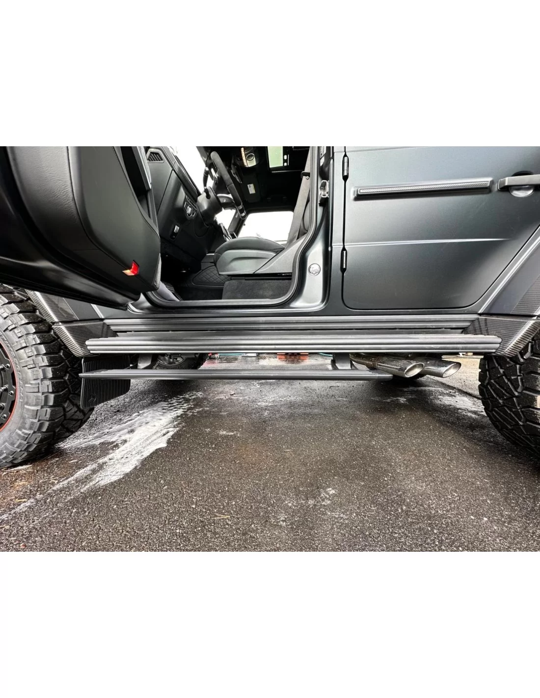  - Mercedes-Benz - Elektrische treeplanken met LED-verlichting korte opstap voor Mercedes-Benz W463A W464 G-Klasse - 2 - Breid u