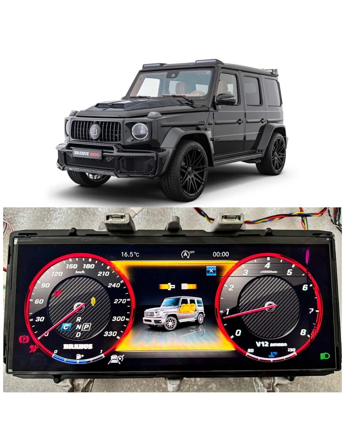  - Mercedes-Benz - Painel de instrumentos Brabus para Mercedes-Benz W463A G Wagon - 1 - Comprar Painel de instrumentos Brabus pa