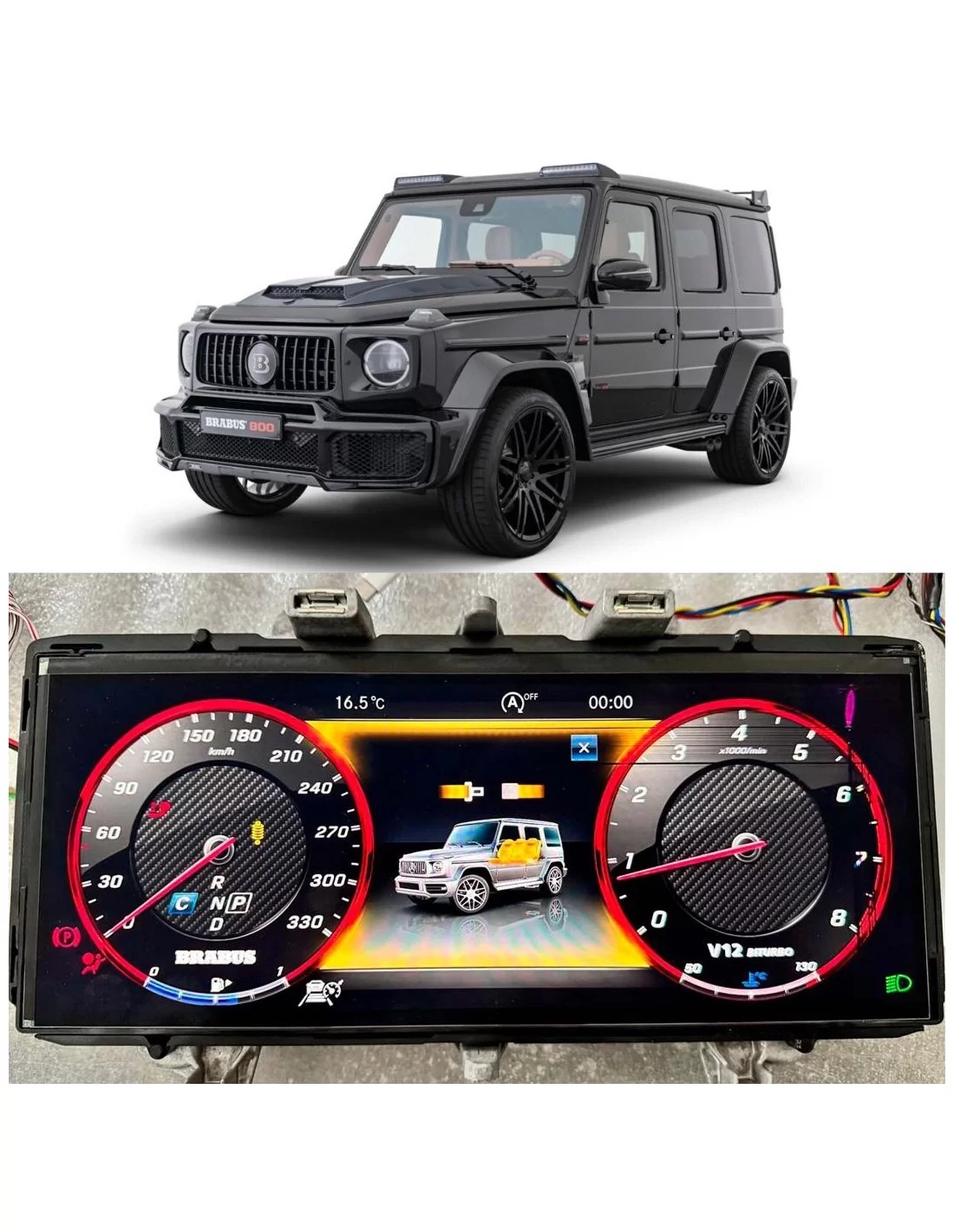  - Mercedes-Benz - Painel de instrumentos Brabus para Mercedes-Benz W463A G Wagon - 1 - Comprar Painel de instrumentos Brabus pa
