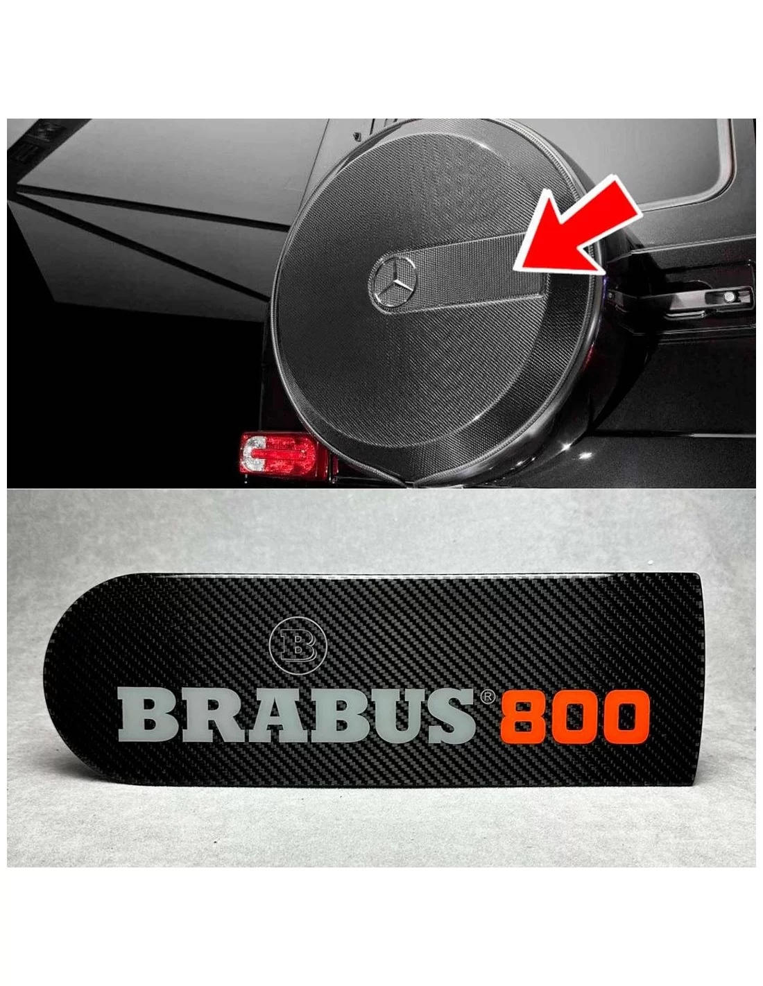 - logo & Emblems - Kohlefaser-Emblem Logo für Reserveradabdeckung BRABUS 800 orange Mercedes W463A W464 G-Wagon - 1 - Werten Si - logo & Emblems - Kohlefaser-Emblem Logo für Reserveradabdeckung BRABUS 800 orange Mercedes W463A W464 G-Wagon - 1 - Werten Si