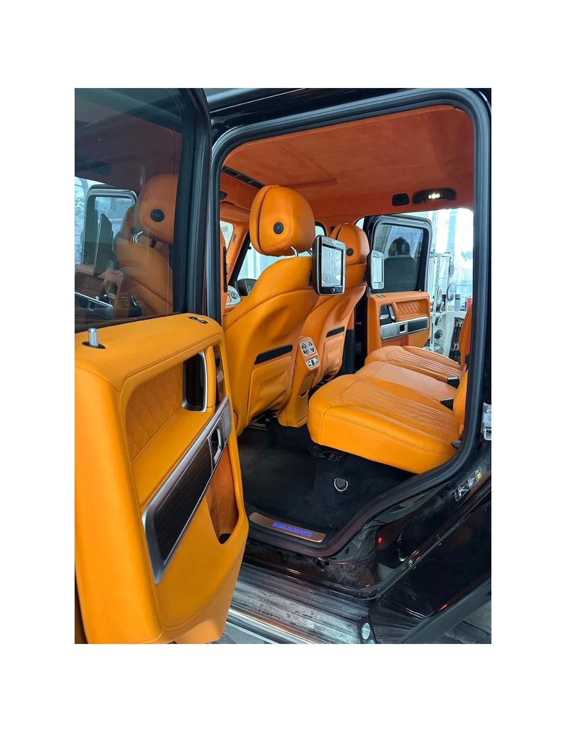 - Steering Wheels - Brabus laranja Remanufactura de estofos interiores para Mercedes Benz W463A G-Class G-Wagon - 3 - Compre Br - Steering Wheels - Brabus laranja Remanufactura de estofos interiores para Mercedes Benz W463A G-Class G-Wagon - 3 - Compre Br