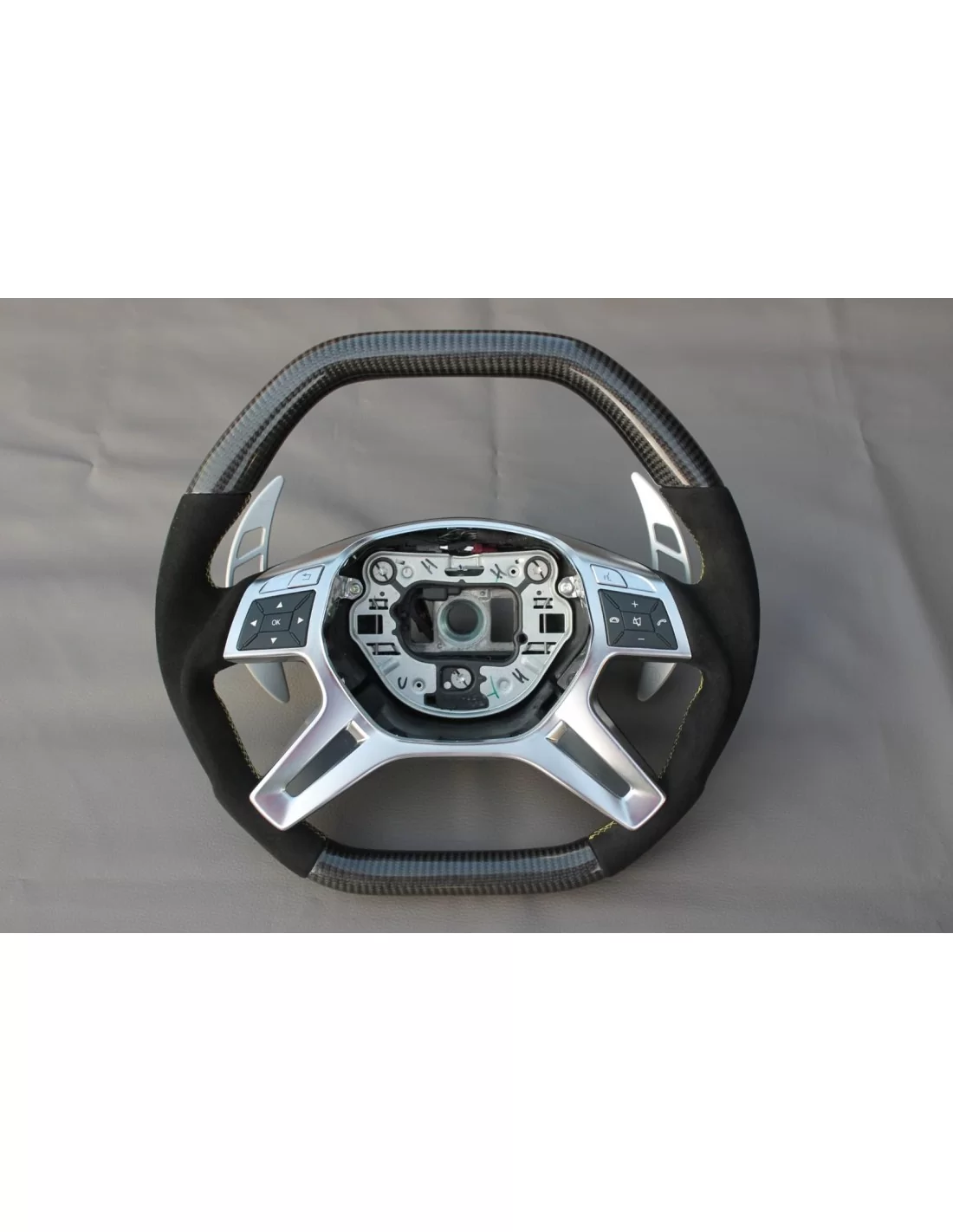 - Volante - Mercedes-Benz Clase E Clase G Clase GL Clase ML W166 X166 W463 Volante Carbono Alcantara - 10 - Eleve su experienci - Volante - Mercedes-Benz Clase E Clase G Clase GL Clase ML W166 X166 W463 Volante Carbono Alcantara - 10 - Eleve su experienci