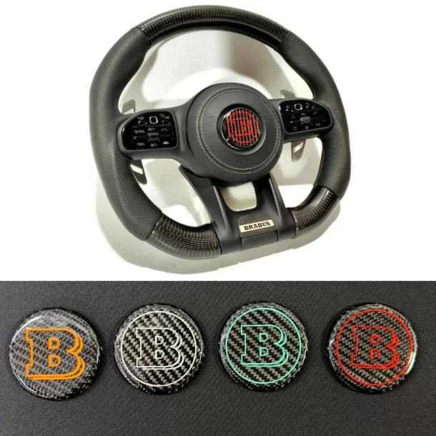  - Steering Wheels - Nakładka na kierownicę BRABUS z włókna węglowego do samochodów Mercedes-Benz - 1 - Wzbogać swojego Mercedes