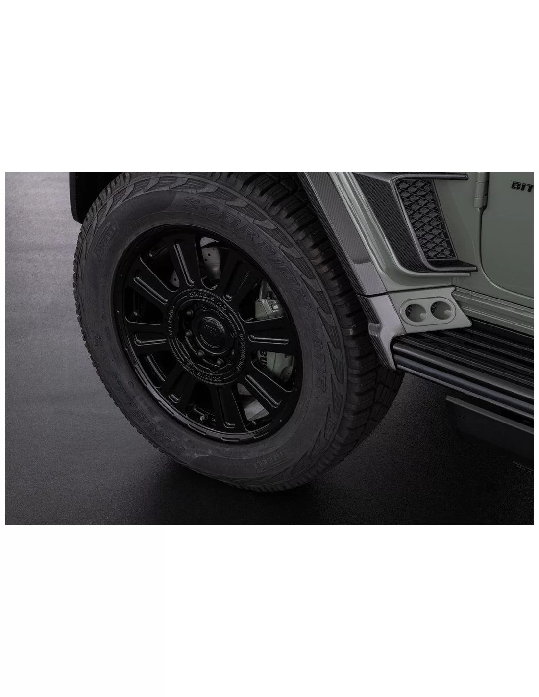  - Mercedes Benz - Zestaw do konwersji mercedes-benz w463a g-wagon na brabus 800 stealth green 4x4 squared full - 2 - Przekształ