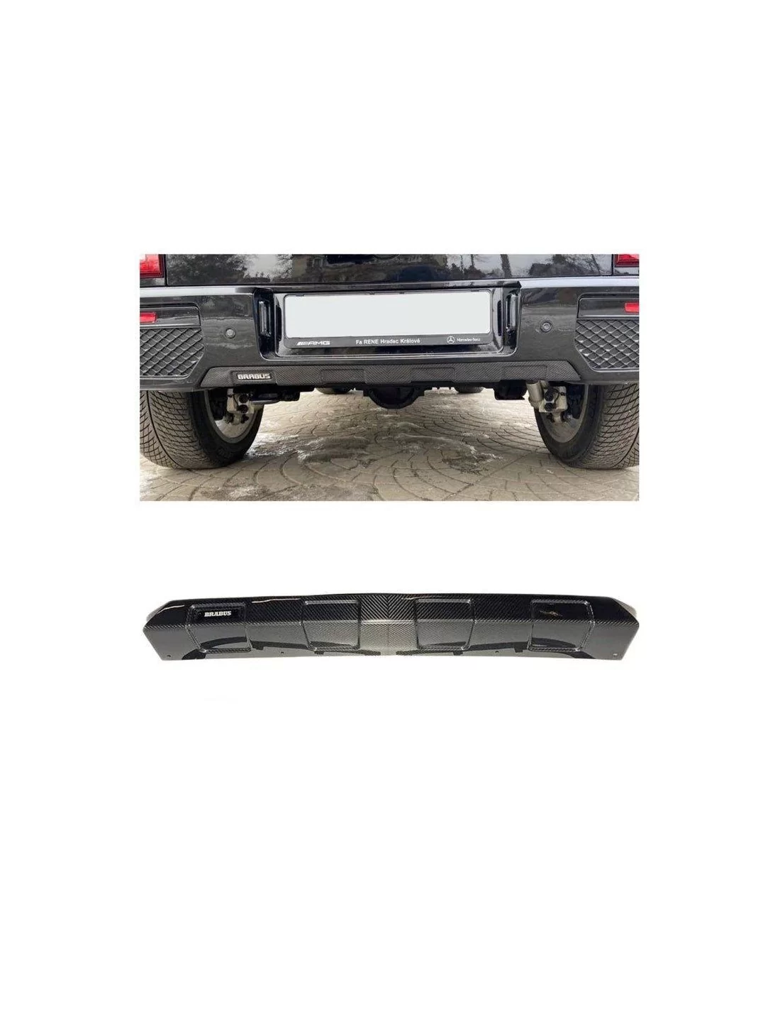  - Mercedes Benz - Zestaw do konwersji mercedes-benz w463a g-wagon na brabus 800 stealth green 4x4 squared full - 4 - Przekształ