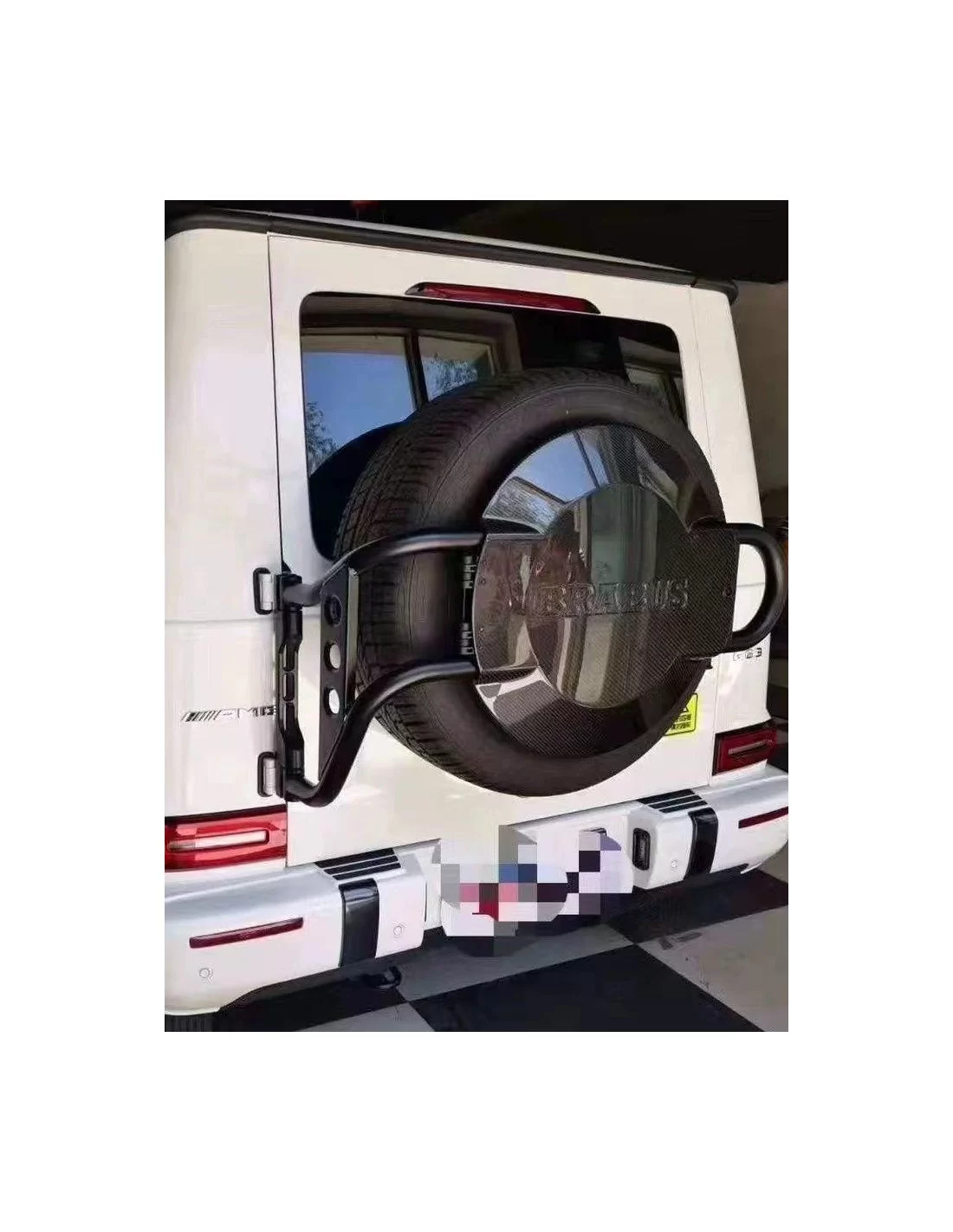  - Mercedes Benz - Zestaw do konwersji mercedes-benz w463a g-wagon na brabus 800 stealth green 4x4 squared full - 28 - Przekszta