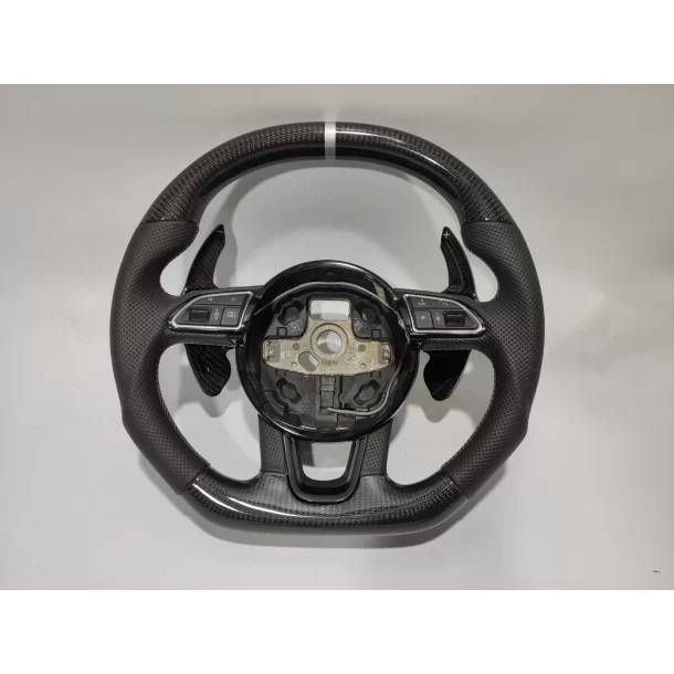 - Steering Wheels - Audi A4 A3 A5 Q3 Q5 Кермо з карбонової шкіри - 1 - Audi A4 A3 A5 Q3 Q5 Рульове колесо з карбонової шкіри на