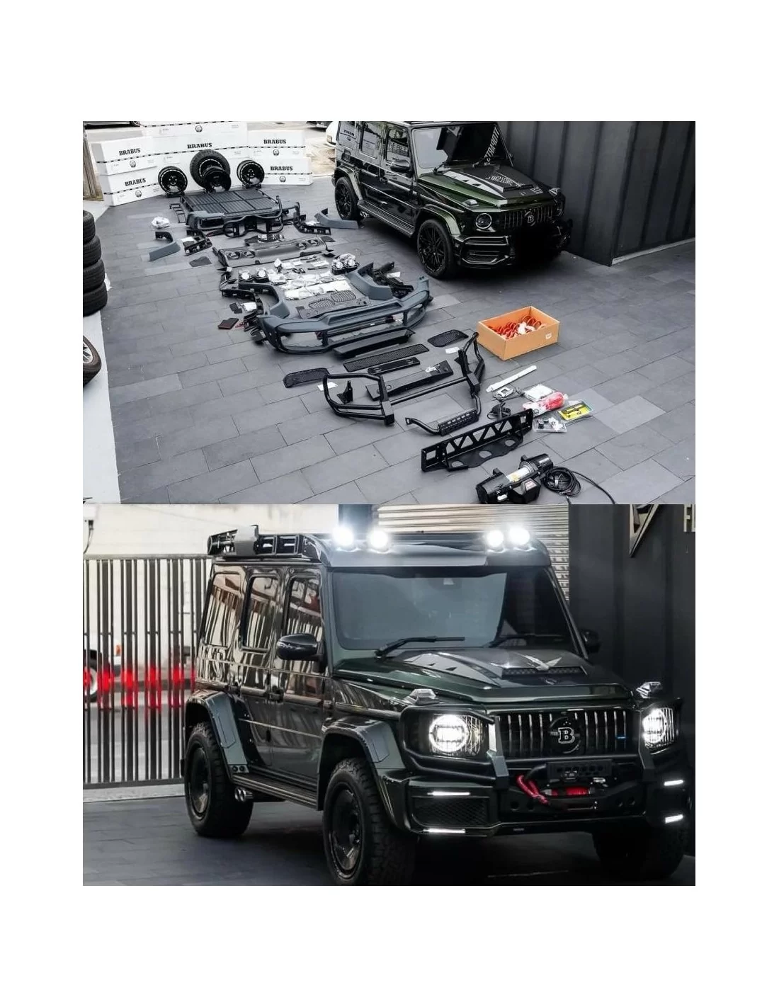 Brabus Adventure-Tuningpaket für Mercedes-Benz W463A Mercedes Benz, G Class W463A, Karosserie-Umbausatz, G-Class, Mercedes-Benz Brabus Adventure-Tuningpaket für Mercedes-Benz W463A Mercedes Benz, G Class W463A, Karosserie-Umbausatz, G-Class, Mercedes-Benz