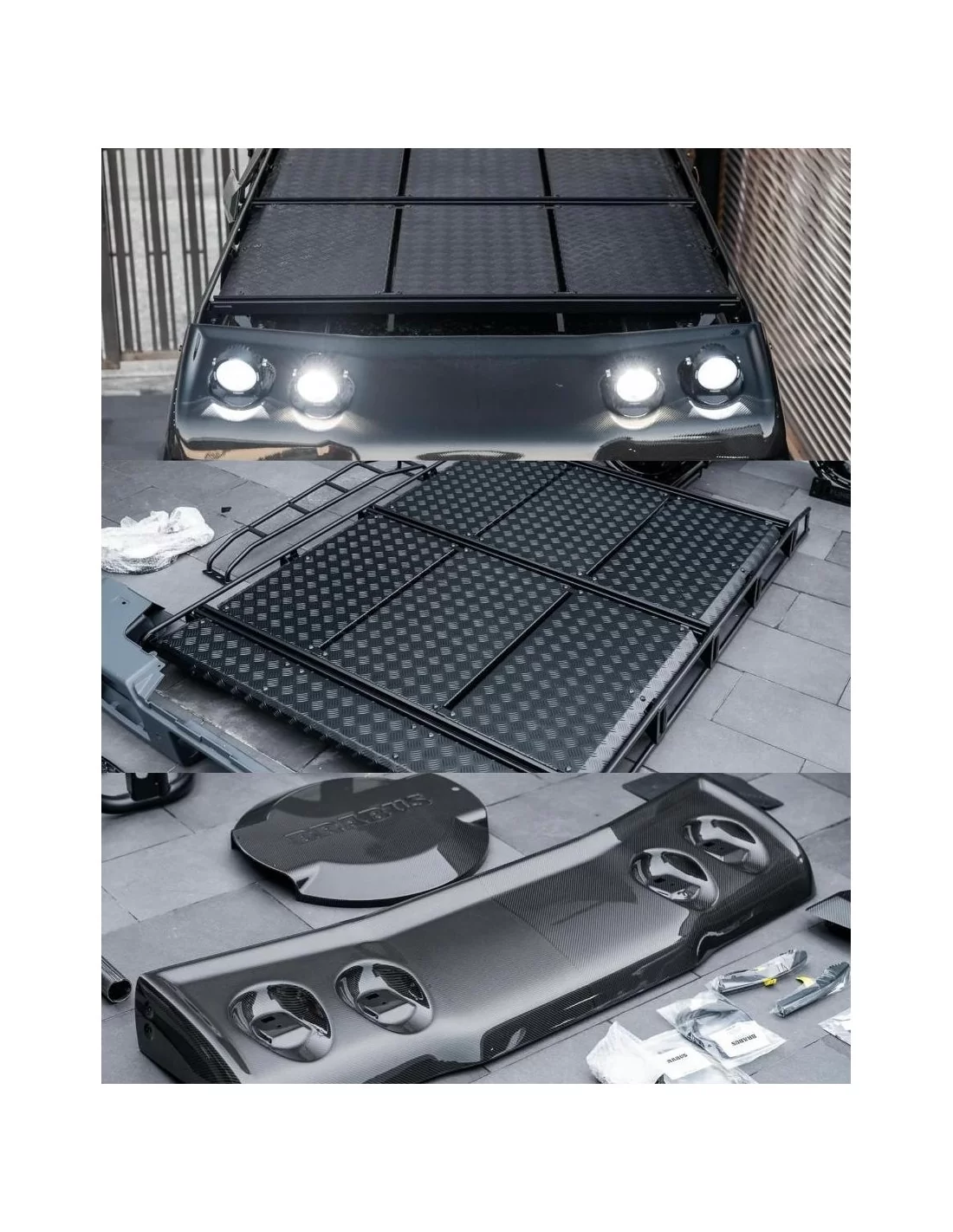 Pacchetto tuning avventura Brabus per Mercedes-Benz W463A Mercedes Benz, G Class W463A, Kit corpo di conversione, G-Class, Kit d