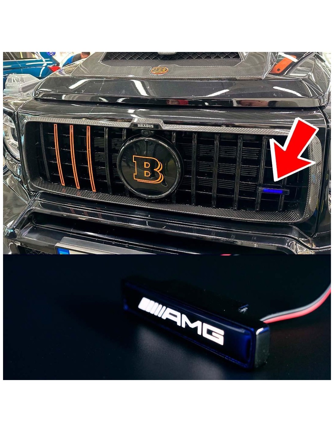 - logo & Emblems - AMG LED Kühlergrill WHITE Plakette Emblem Logo für Mercedes-Benz W463A W464 G-Klasse - 1 - Veredeln Sie Ihre - logo & Emblems - AMG LED Kühlergrill WHITE Plakette Emblem Logo für Mercedes-Benz W463A W464 G-Klasse - 1 - Veredeln Sie Ihre