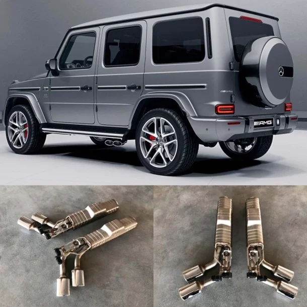  - Mercedes Benz - Sistema de escape AMG para Mercedes-Benz G63 AMG G500 BRABUS W463A W464 2018-2022 - 1 - Transforma tu G63 AMG