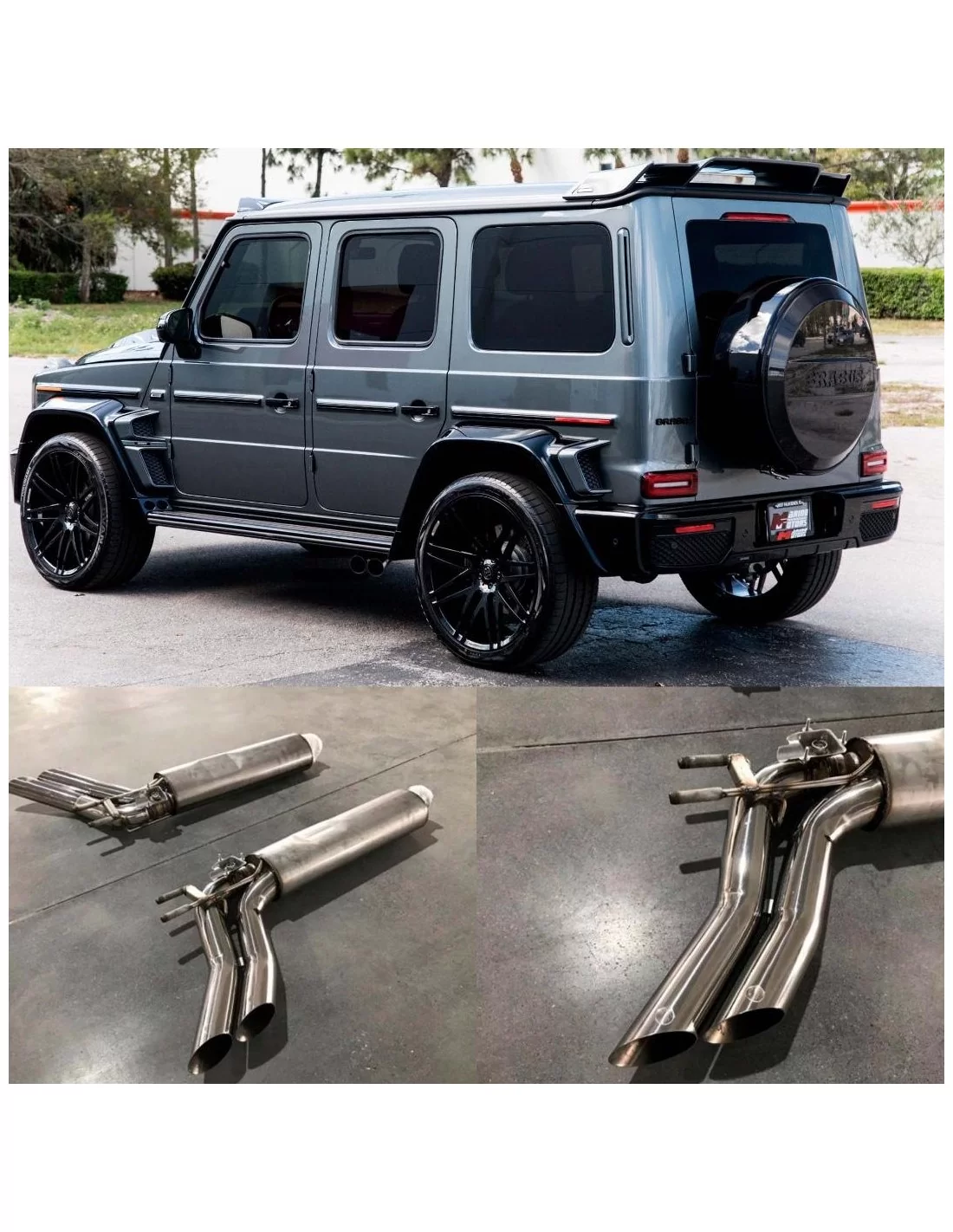 - Mercedes-Benz - 用于梅赛德斯-奔驰 G63 AMG G500 BRABUS W463A W464 2018-2022 的 Brabus 排气系统 - 1 - Brabus 排气系统专为 W463A 和 W464 车型量身定制,提升您的 - Mercedes-Benz - 用于梅赛德斯-奔驰 G63 AMG G500 BRABUS W463A W464 2018-2022 的 Brabus 排气系统 - 1 - Brabus 排气系统专为 W463A 和 W464 车型量身定制,提升您的