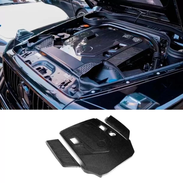  - Mercedes Benz - Kohlefaser-Motorabdeckung für Mercedes-Benz W463A G500 W464 G-Wagon G-Klasse - 1 - Veredeln Sie Ihren Mercede