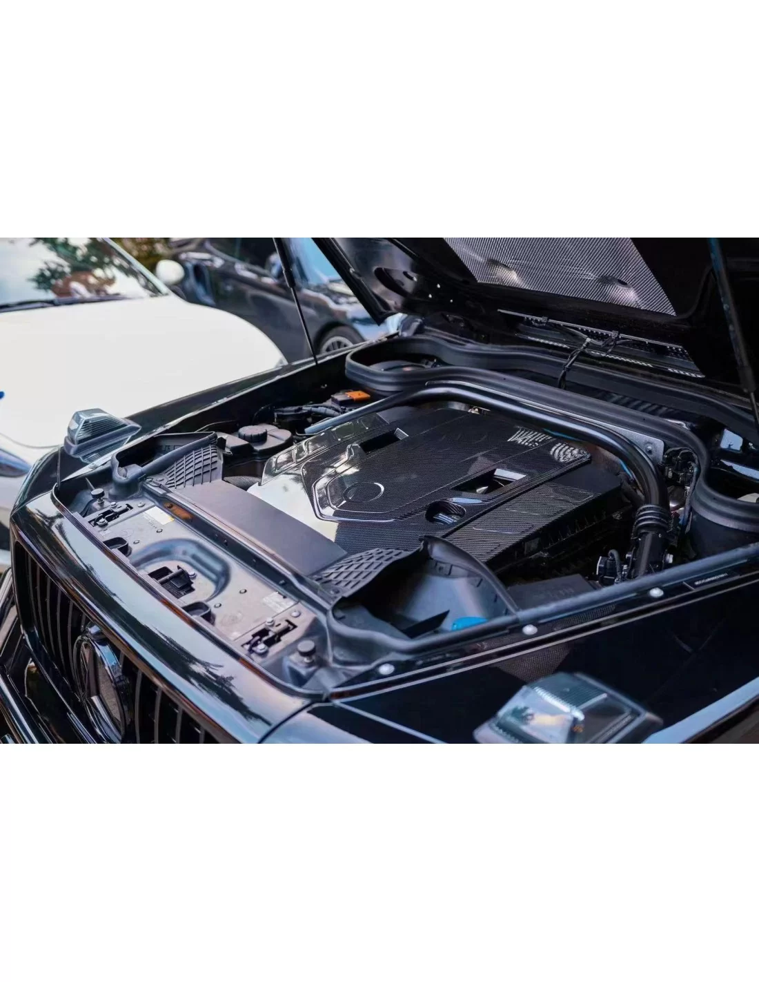  - Mercedes Benz - Coprimotore in fibra di carbonio per Mercedes-Benz Classe G W463A G500 W464 G-Wagon - 6 - Valorizzate la vost