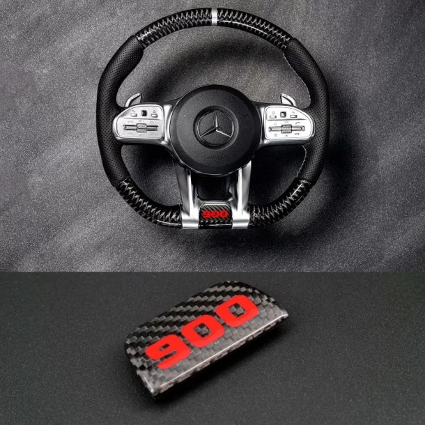 AMGステアリング用カーボンファイバー製ブラバス900エンブレムバッジ メルセデスGクラス W463A ステアリングホイール, Shop, Mercedes-Benz, Emblems, Mercedes-Benz G-Class 2018+ (W463A