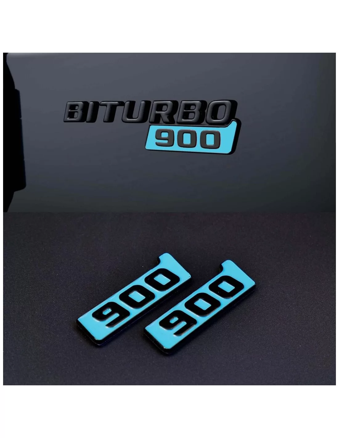 - logo & Emblems - Металеві значки з емблемою Brabus 900 BITURBO Tiffany на крила для Mercedes-Benz W463A G-Class - 1 - Прикрас  - logo & Emblems - Металеві значки з емблемою Brabus 900 BITURBO Tiffany на крила для Mercedes-Benz W463A G-Class - 1 - Прикрас