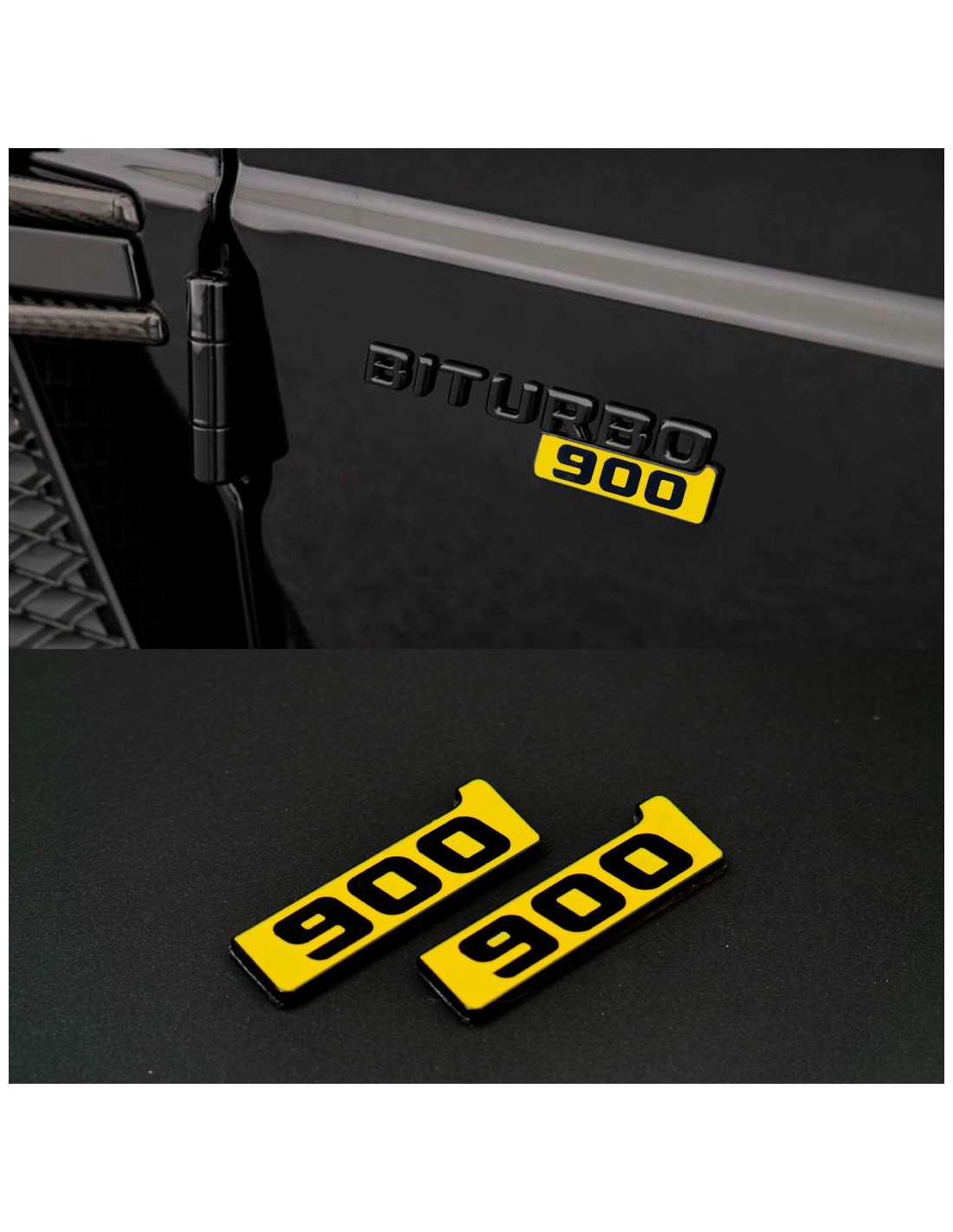 - Logos & Emblems - Metallic Brabus 900 gula skärmar emblem logotyp märken för Mercedes-Benz W463A G-klass - 1 - Uppgradera din  - Logos & Emblems - Metallic Brabus 900 gula skärmar emblem logotyp märken för Mercedes-Benz W463A G-klass - 1 - Uppgradera din