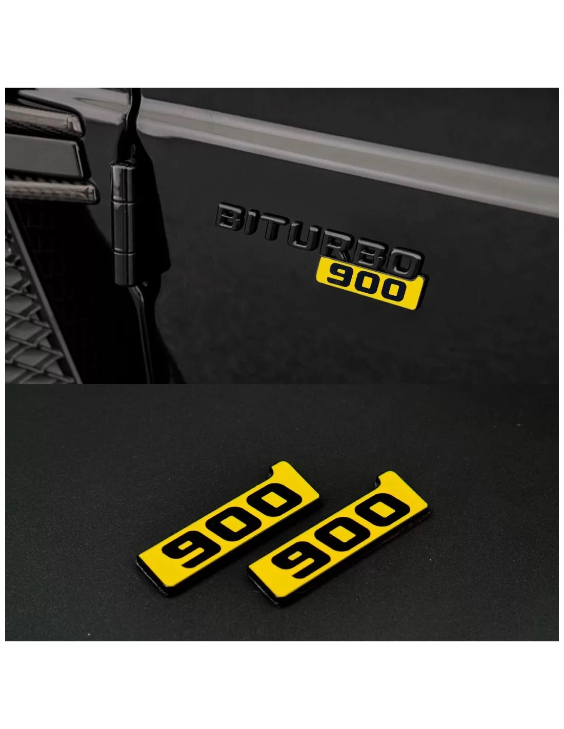 - Logos & Emblems - Metallic Brabus 900 gula skärmar emblem logotyp märken för Mercedes-Benz W463A G-klass - 1 - Uppgradera din  - Logos & Emblems - Metallic Brabus 900 gula skärmar emblem logotyp märken för Mercedes-Benz W463A G-klass - 1 - Uppgradera din