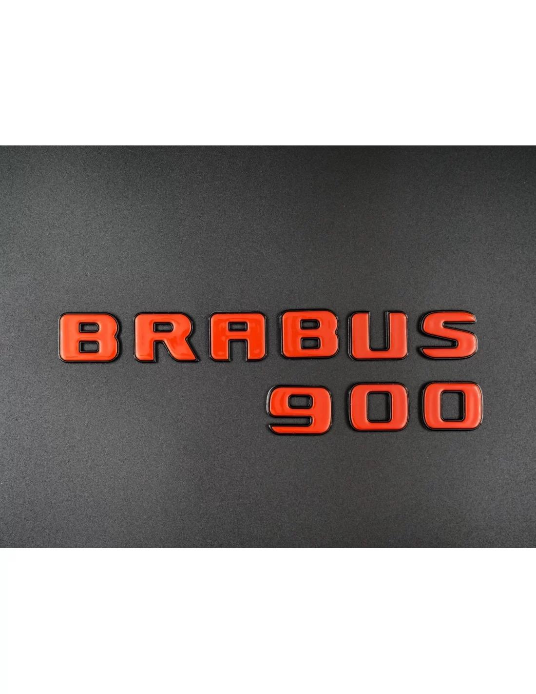 - Logos & Emblems - 用于梅赛德斯-奔驰 W463A W464 G 级轿车的 Brabus 900 徽标，橘红色金属漆 - 3 - Brabus 900 橙色金属徽标为您的梅赛德斯-奔驰 W463A 增色不少。豪华与性能的完美融合！❗️