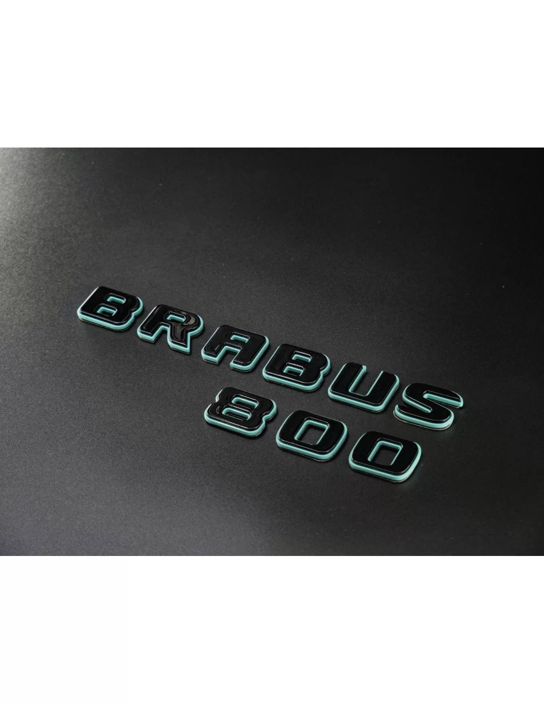 Set di stemmi Brabus 800 Tiffany metallizzato con emblemi neri per Mercedes-Benz Classe G w463a w464 Mercedes Benz, Emblems, G C