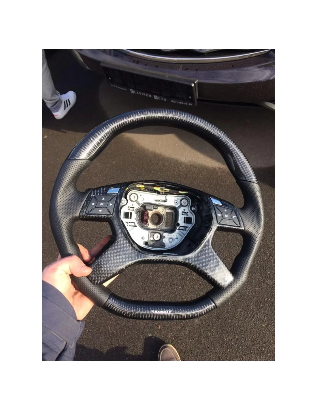 - Volante - Mercedes-Benz Clase E Clase G Clase GL Clase ML W166 X166 W463 Volante Cuero Carbono - 6 - Actualice su Mercedes-Be - Volante - Mercedes-Benz Clase E Clase G Clase GL Clase ML W166 X166 W463 Volante Cuero Carbono - 6 - Actualice su Mercedes-Be
