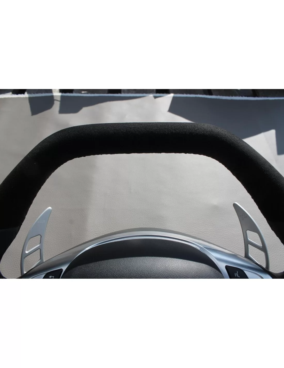  - Steering Wheels - Mercedes-Benz Classe E Classe G Classe GL Classe ML Classe W166 X166 W463 Volante em couro Alcantara - 4 - 