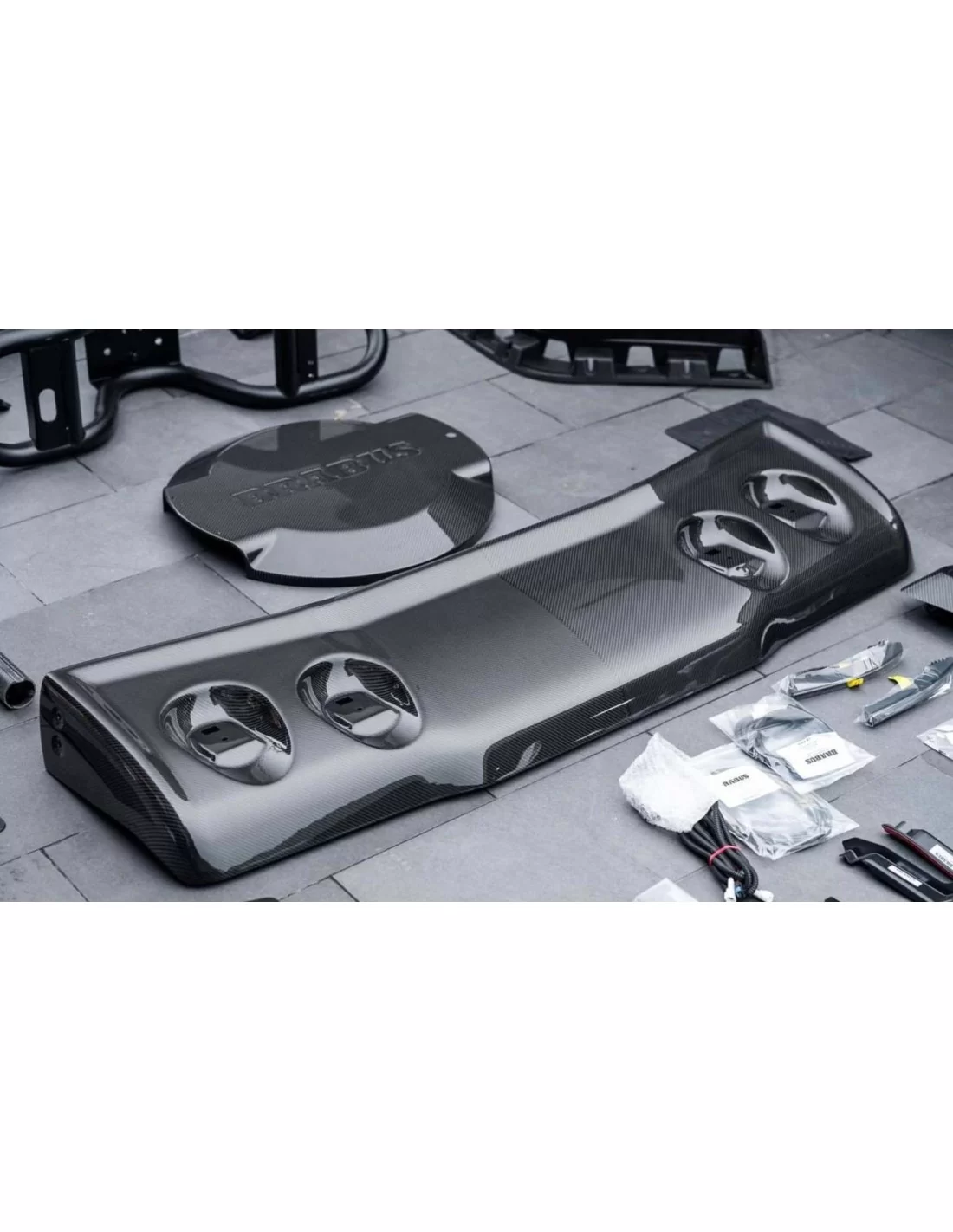 Brabus Adventure Front Roof Spoiler for Mercedes-Benz W463A 4x4 Mercedes-Benz, G-Class 2018+ (W463A) 4x4, Exterior & Tuning, Lig Brabus Adventure Front Roof Spoiler for Mercedes-Benz W463A 4x4 Mercedes-Benz, G-Class 2018+ (W463A) 4x4, Exterior & Tuning, Lig