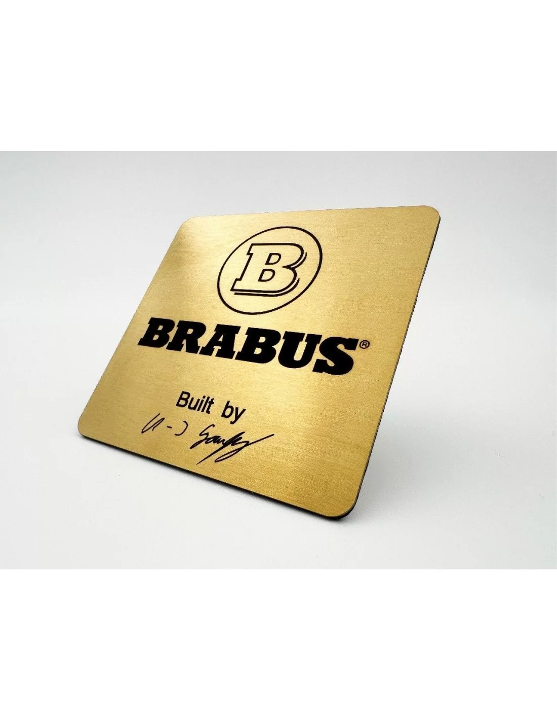  - Logos & Emblems - Autocolante metálico do emblema do compartimento do motor Brabus para Mercedes-Benz W463 - 8 - Atualize seu
