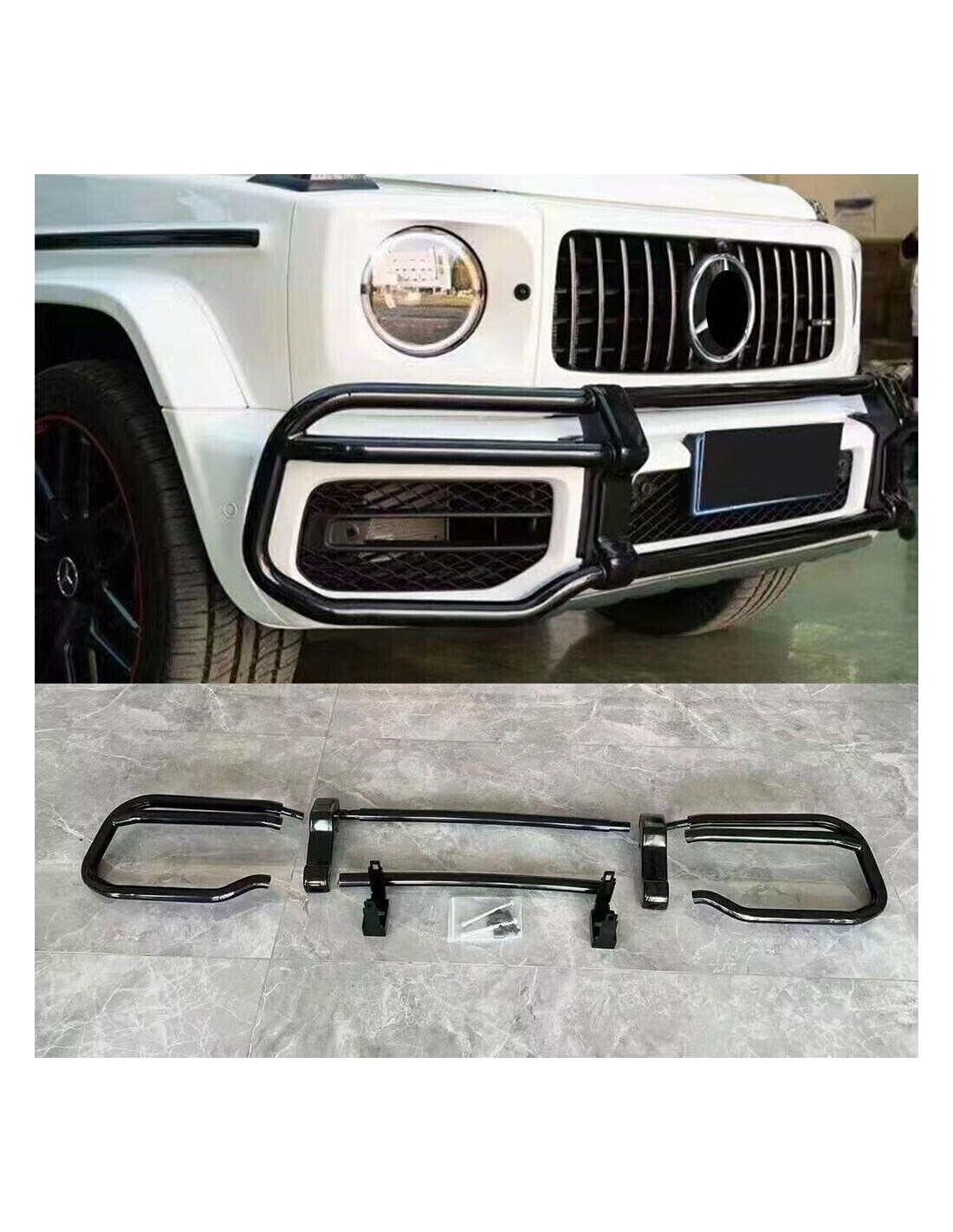 奔驰 G-Wagon W463A 前 AMG 保险杠护板 Mercedes-Benz, Mercedes-Benz G-Class 2018+ (W463A), Tuning & Exterior, G-Class, 顶部外观, 顶级产品 Mercedes