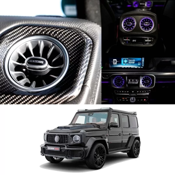 Brabus deflettori per condotti dell'aria con luce ambiente per Mercedes W463A Mercedes Benz, G Class W463A, Elementi di illumina