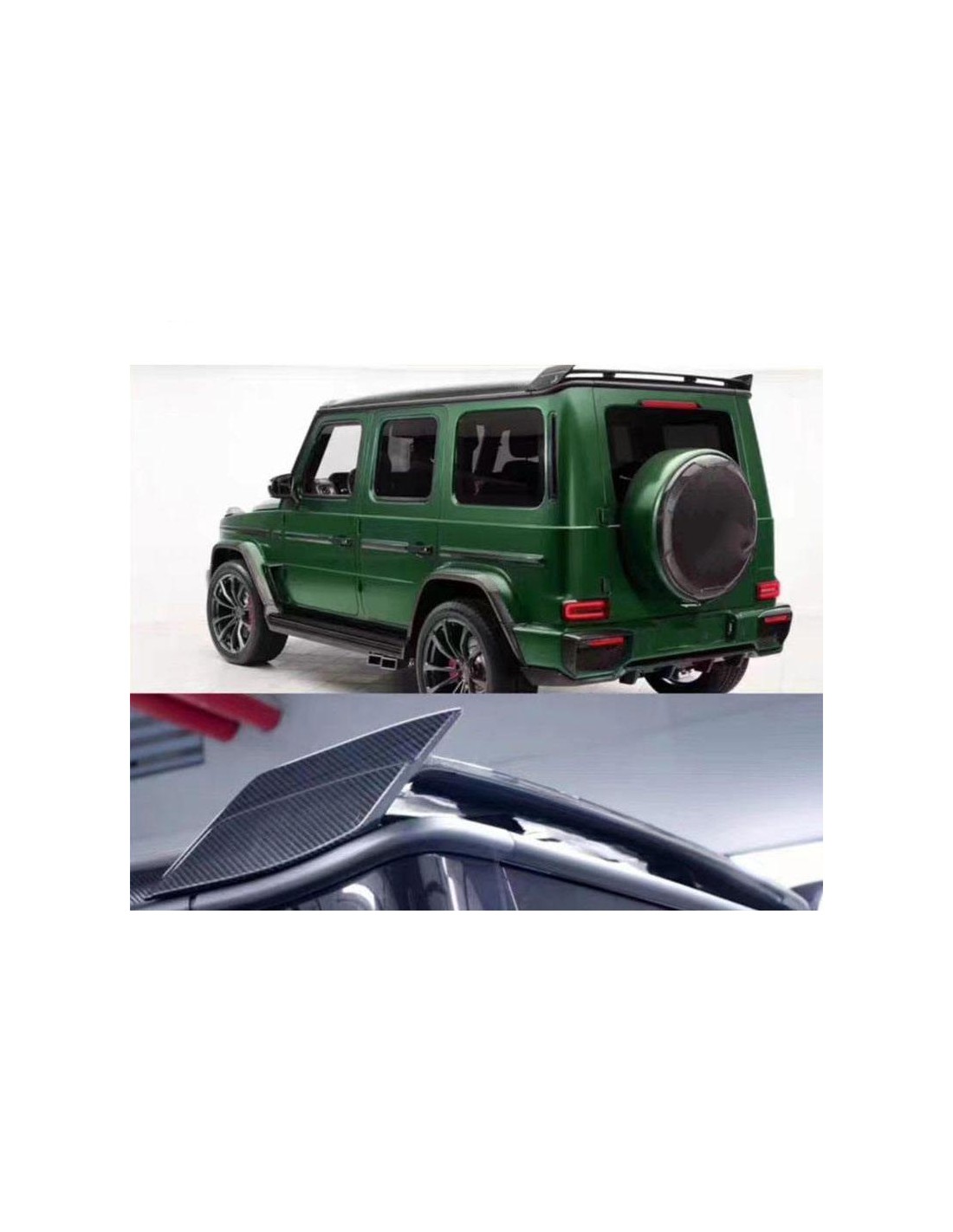 Spoiler posteriore in fibra di carbonio per Mercedes Classe G W463A Mercedes Benz, G Class W463A, Body Parts, G-Class Mercedes B