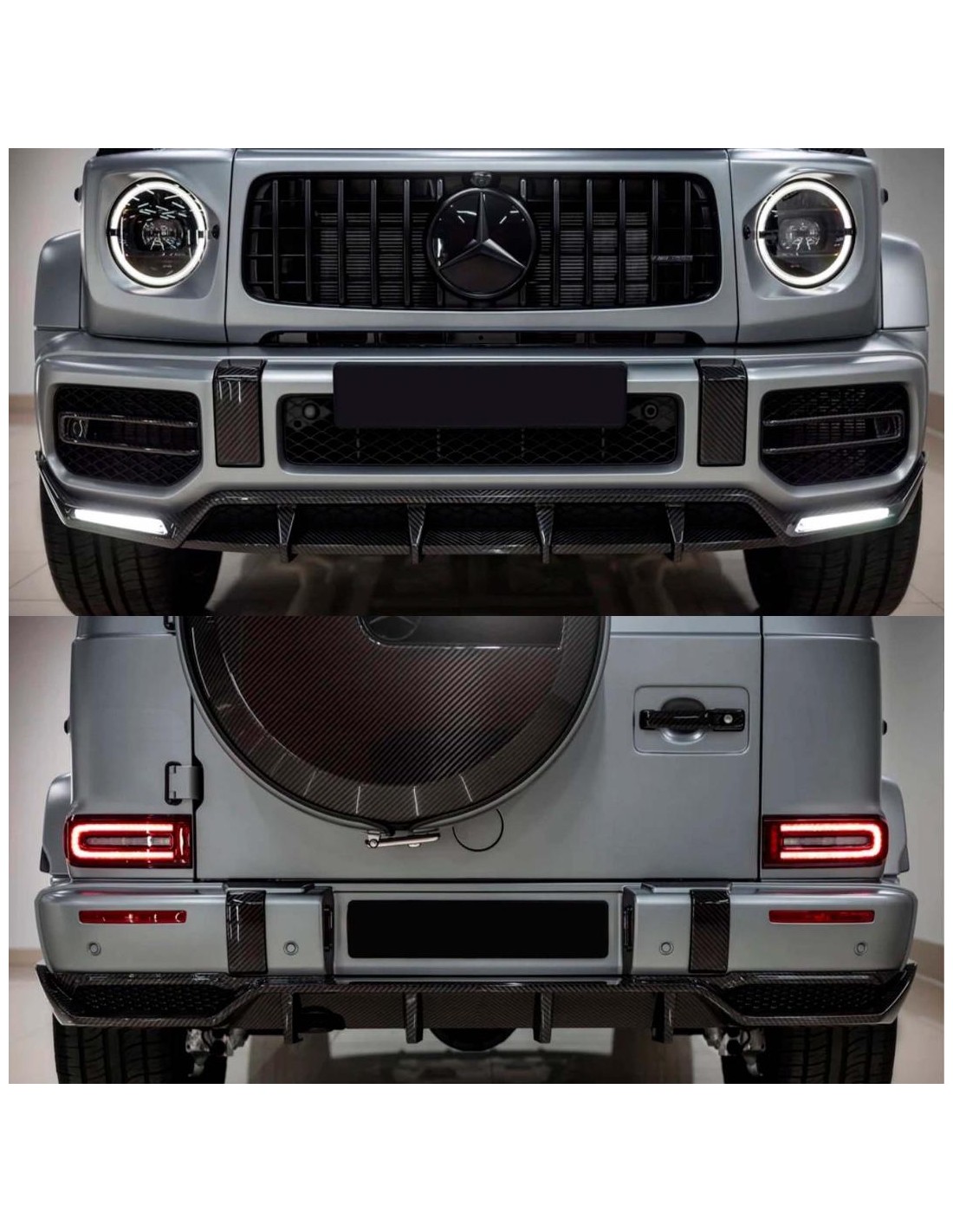 Diffusorer i kolfiber för Mercedes-Benz AMG-stötfångare W463a Mercedes-Benz, Mercedes-Benz G-Class 2018+ (W463A), Tuning & Exter Diffusorer i kolfiber för Mercedes-Benz AMG-stötfångare W463a Mercedes-Benz, Mercedes-Benz G-Class 2018+ (W463A), Tuning & Exter