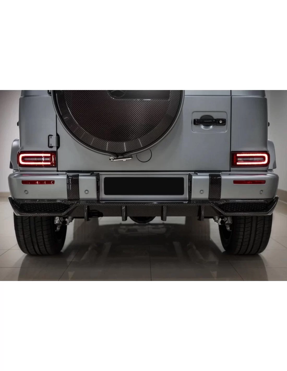 用于 W463a 梅赛德斯-奔驰 AMG 保险杠的碳纤维扩散器 Mercedes-Benz, Mercedes-Benz G-Class 2018+ (W463A), Tuning & Exterior, G-Class Mercedes-Benz