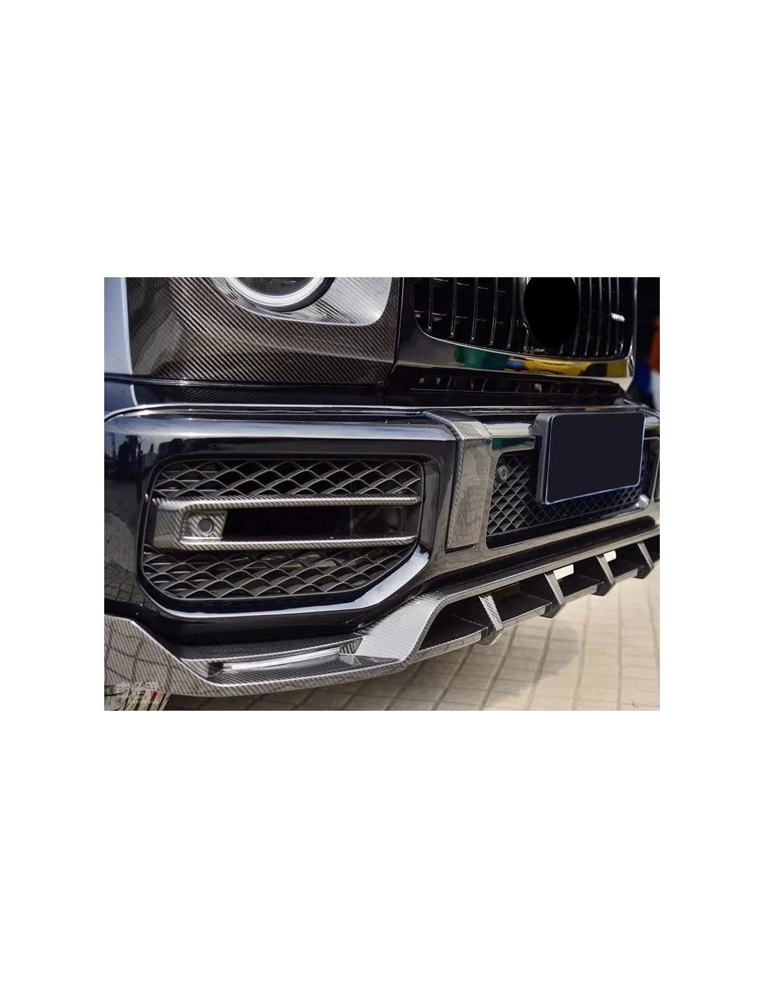 用于 W463a 梅赛德斯-奔驰 AMG 保险杠的碳纤维扩散器 Mercedes-Benz, Mercedes-Benz G-Class 2018+ (W463A), Tuning & Exterior, G-Class Mercedes-Benz