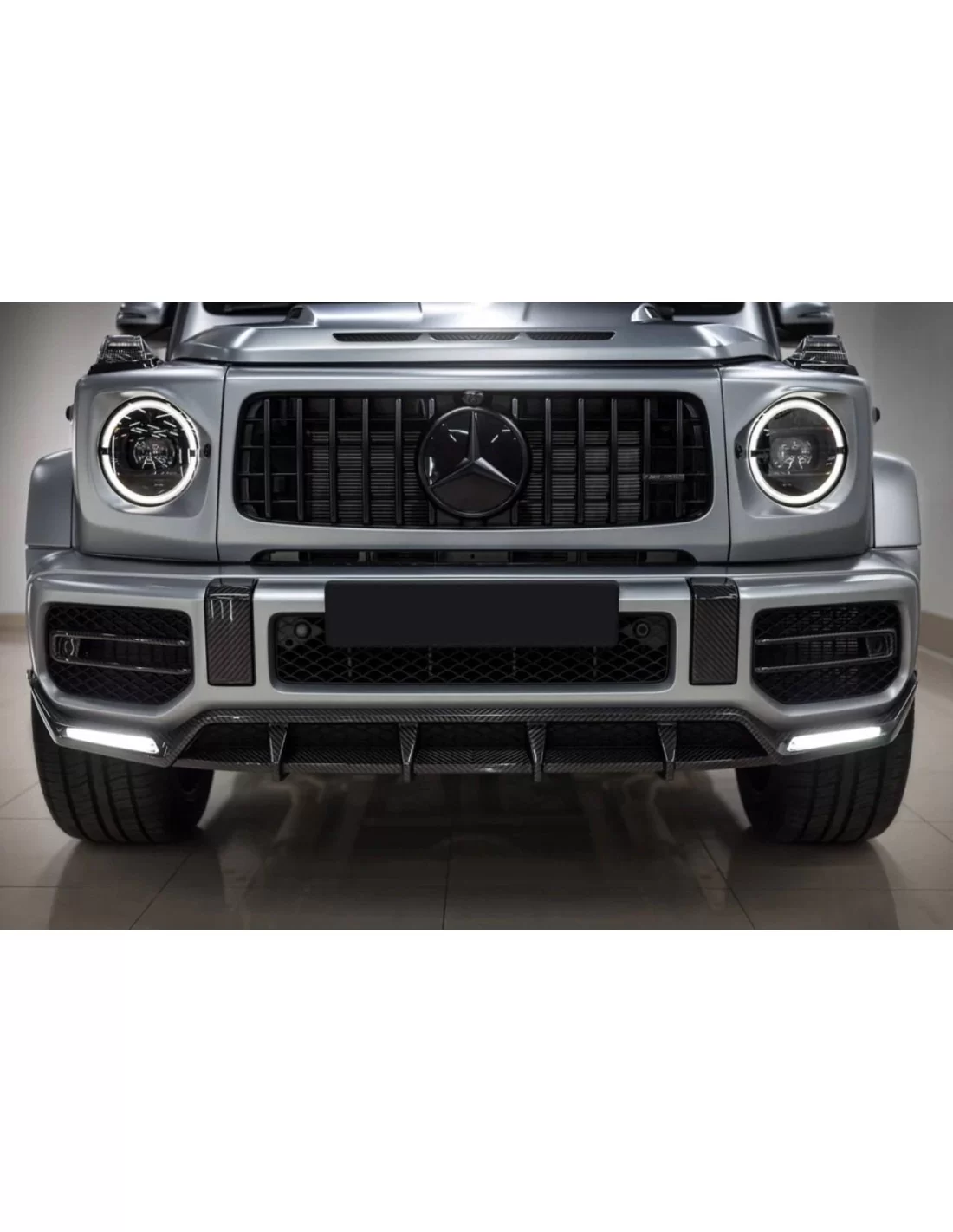 用于 W463a 梅赛德斯-奔驰 AMG 保险杠的碳纤维扩散器 Mercedes-Benz, Mercedes-Benz G-Class 2018+ (W463A), Tuning & Exterior, G-Class Mercedes-Benz