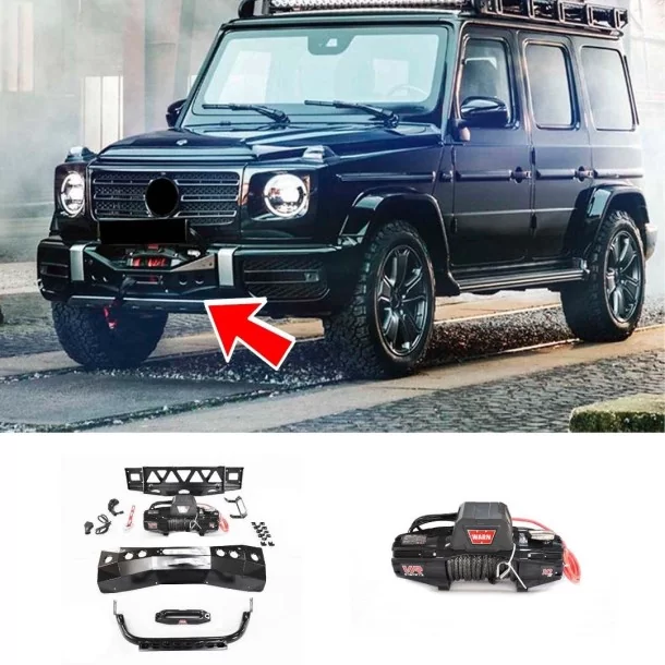  - Mercedes Benz - Windenanbausatz W463A für Mercedes-Benz AMG Stoßstange - 1 - Rüsten Sie Ihren Mercedes-Benz mit einer Windenh