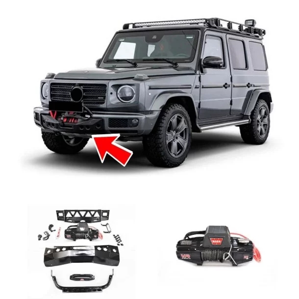 ウインチマウントキット W463A メルセデスベンツG500バンパー用 Mercedes-Benz, Mercedes-Benz G-Class 2018+ (W463A), 装飾的・機能的アクセサリー, G-Class Mercedes-Benz