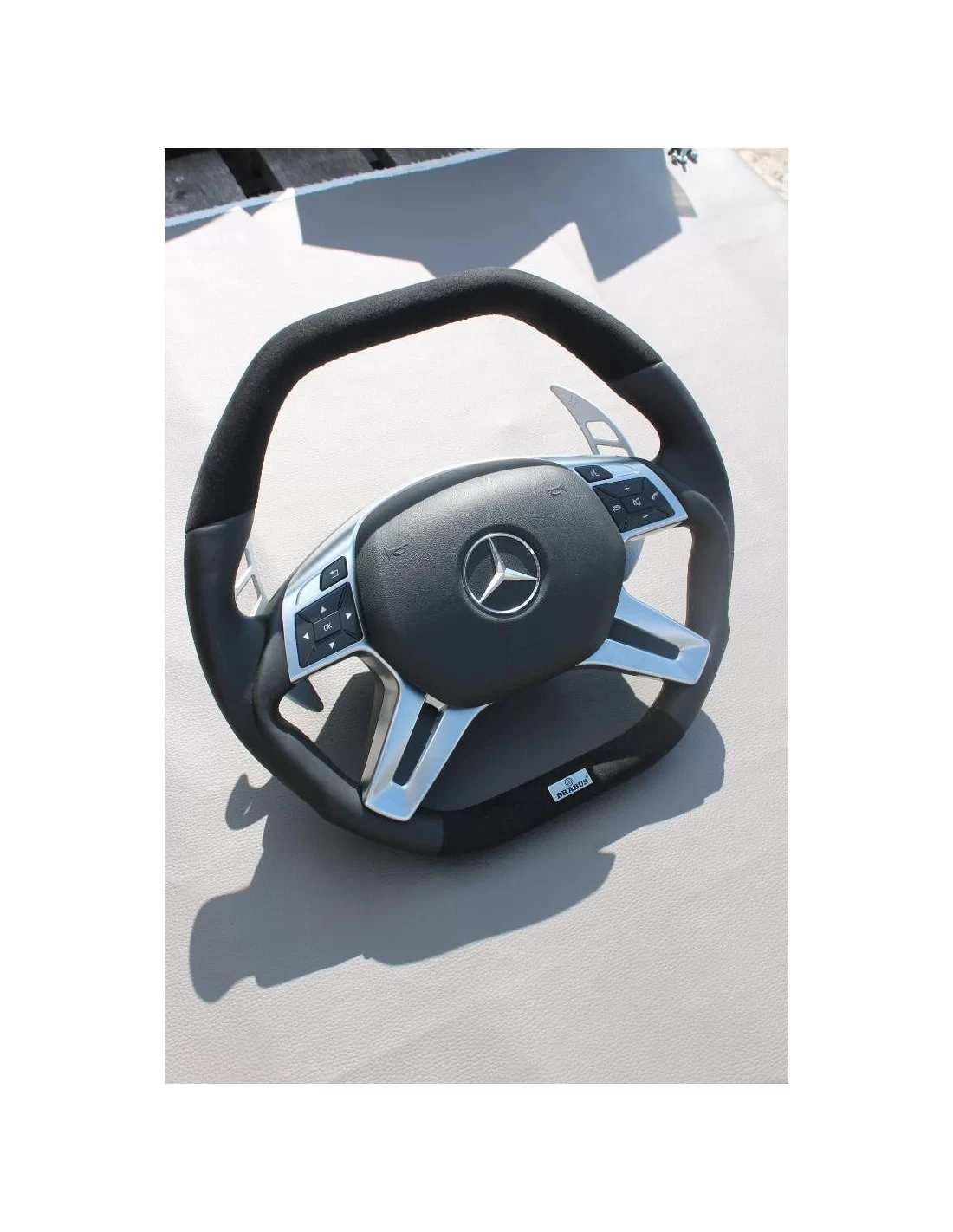  - Steering Wheels - Mercedes-Benz Classe E Classe G Classe GL Classe ML Classe W166 X166 W463 Volante em couro Alcantara - 10 -