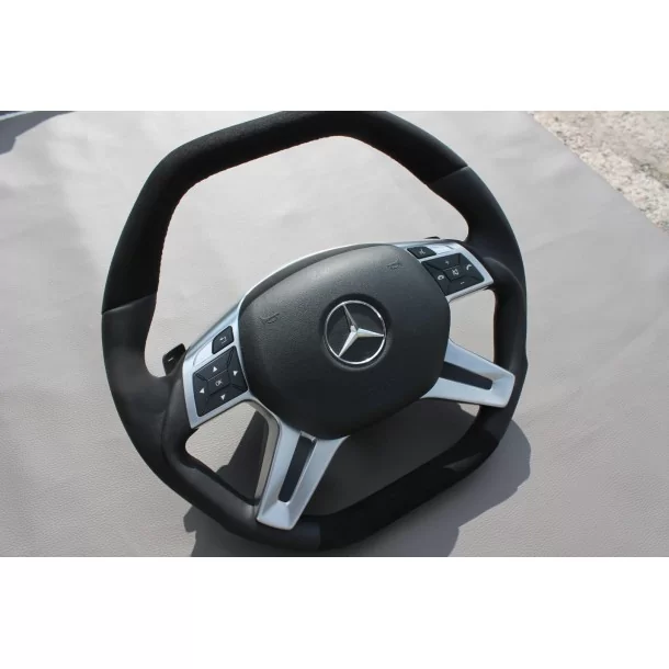  - Steering Wheels - Mercedes-Benz E-Class G-Class GL ML W166 X166 W463 Kierownica skórzana Alcantara - 7 - Mercedes-Benz E-Clas