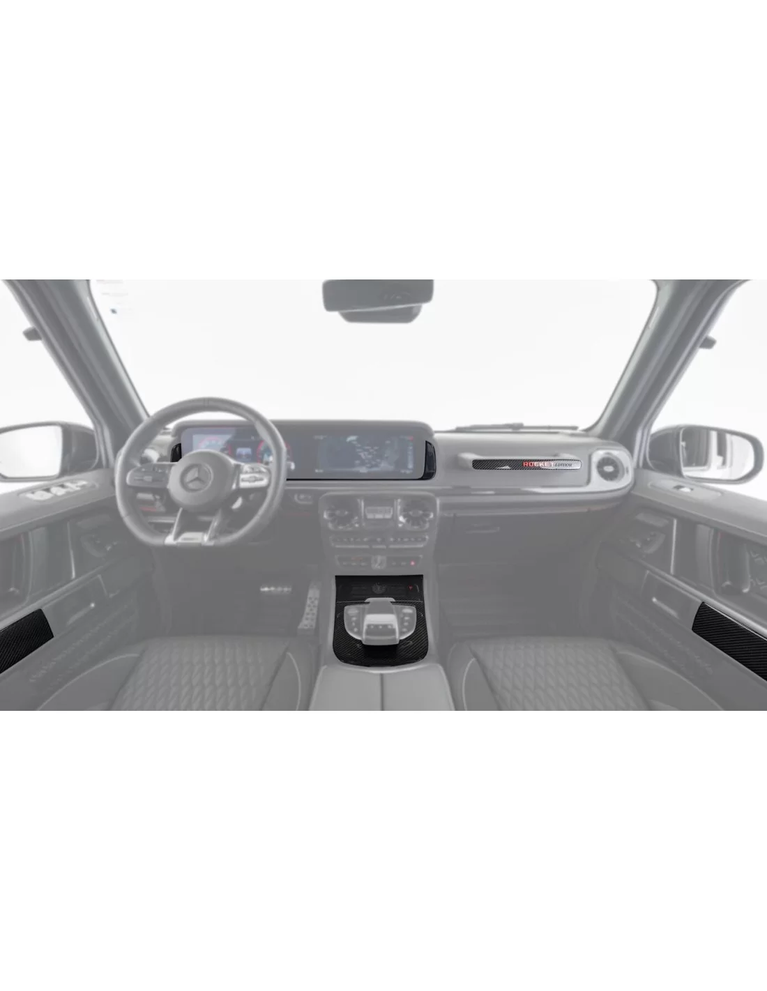  - Mercedes Benz - BRABUS Pacchetto carbonio Rivestimento interno I lucido per Mercedes W463A - 2 - Compra BRABUS Carbon Package