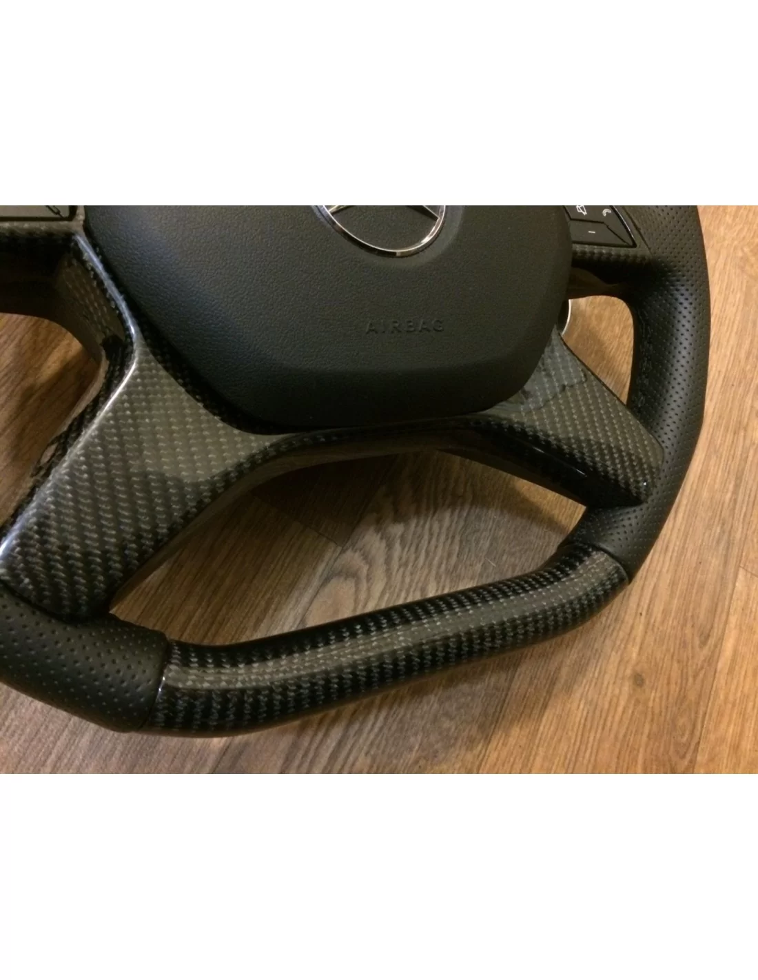  - Steering Wheels - Mercedes-Benz E-Klasse G-Klasse GL ML W166 X166 W463 Stuurwiel Leer Carbon - 2 - Mercedes-Benz E-Klasse G-K