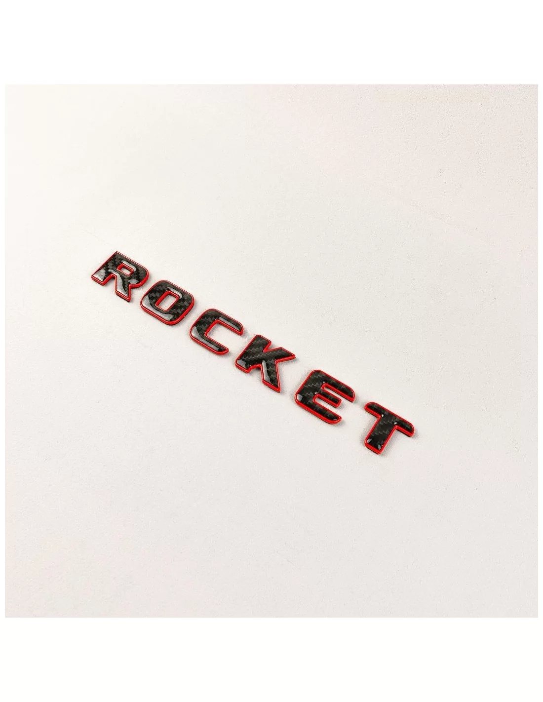  - logo & Emblems - Brabus Rocket Style rouge avec emblème en carbone pour Mercedes-Benz GT G class GLE GT63 X290 - 6 - Améliore