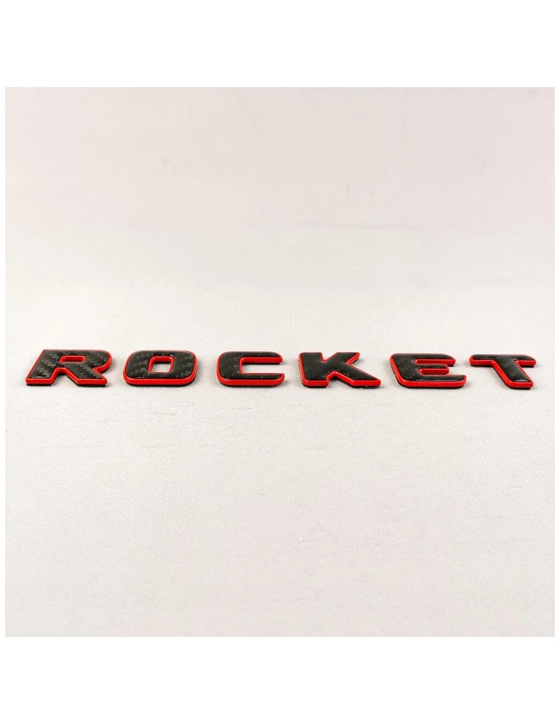  - logo & Emblems - Brabus Rocket Style rouge avec emblème en carbone pour Mercedes-Benz GT G class GLE GT63 X290 - 7 - Améliore