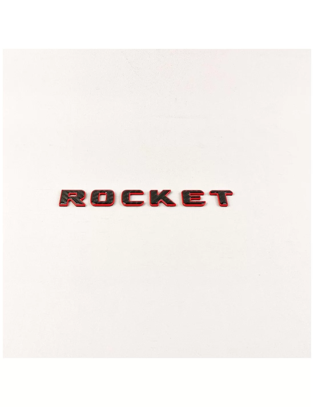  - logo & Emblems - Brabus Rocket Style rouge avec emblème en carbone pour Mercedes-Benz GT G class GLE GT63 X290 - 8 - Améliore